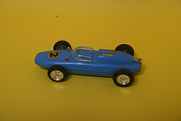 Slotcars66 Lotus 25 1/43rd scale Lincoln International slot car blue #2 